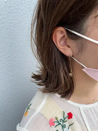 ミディアム C’LD hair produce /シールドヘア所属・モテ髪/ボブ/ショー ト/アダチフウトのヘアスタイル