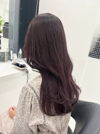 ロング カラー ヘアアレンジ 🫧原宿艶ワンカラー /ダブルカラー🫧のヘアスタイル