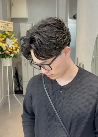 ミディアム メンズ メンズパーマ職人/ 天神/tatsukiのヘアスタイル