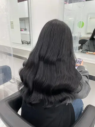 ロング カラー ヘアアレンジ salowin新宿East3階所属・艶美髪/髪質改善 /縮毛矯正/木元渓太のヘアスタイル