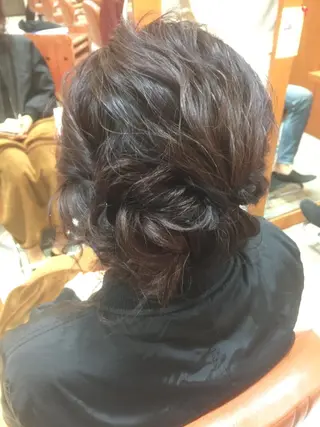 ロング カラー パーマ ヘアアレンジ 可愛いを作る神 ナオヒロのヘアスタイル