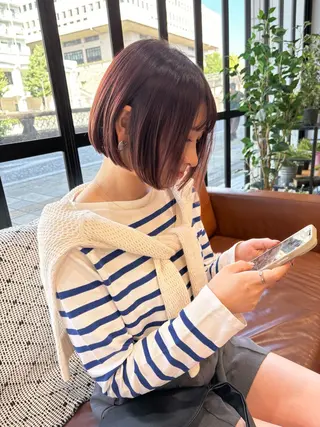 ショート 田中 愛燦のヘアスタイル