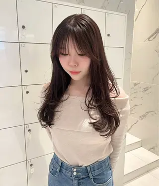 ロング カラー 似合わせカット/ カホのヘアスタイル