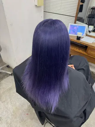 セミロング 🎀韓国系ハイトーン カラーYoko🎀のヘアスタイル