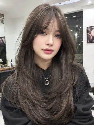 ロング カラー 🌛ダブルカラー 🌜SAYAKAのヘアスタイル