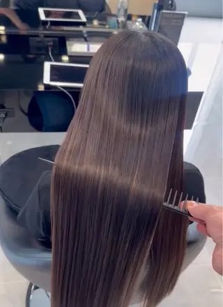 ロング SEAM天神大名店所属・永本 ミツルのヘアスタイル