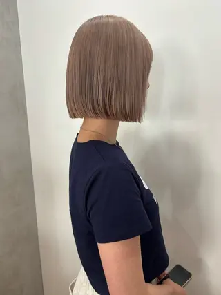 ミディアム カラー ヘアアレンジ Himawari♡ 柔らかいカラーのヘアスタイル