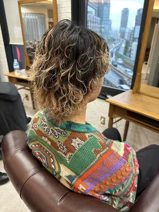 パーマ メンズ Rubik's茶屋町 MARINのヘアスタイル