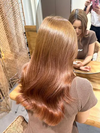 カラー ココルアナ所属・ゆう/大阪豊中/海外 カラー/艶カラーのヘアスタイル