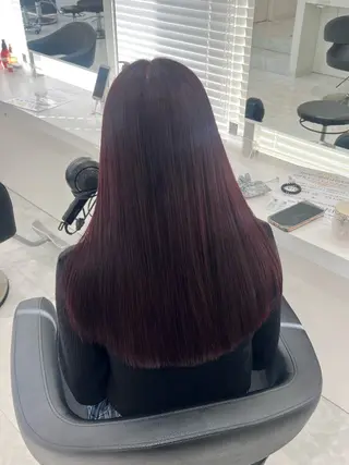 ロング カラー ♥️うる艶暖色 銀座♥️mioのヘアスタイル