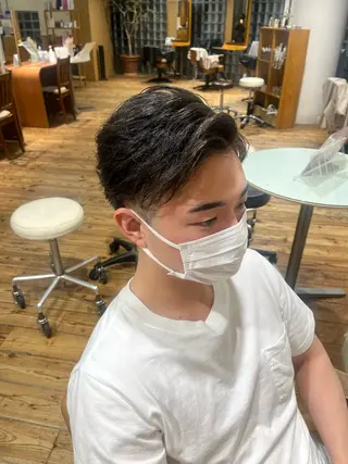 ショート カラー メンズ カット/パーマモデル 募集🩵　yukaのヘアスタイル