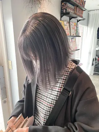 ミディアム カラー lani 天神大名/ブリーチのヘアスタイル