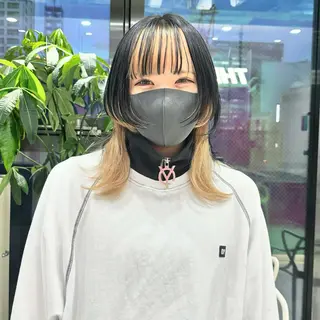 ショート カラー SALOWIN 札幌大通り店所属・🏆ウルフ/レイヤー 指名No.1山口圭佑のヘアスタイル