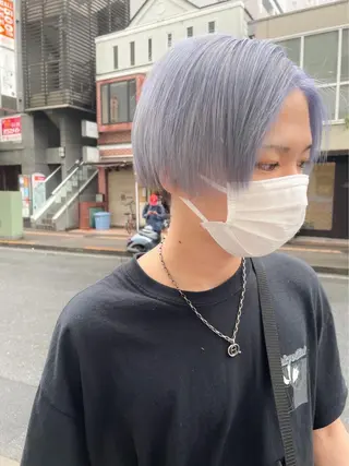 ショート カラー 💖デザインカラー/ タダ ハナカ💖のヘアスタイル