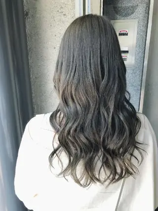 ミディアム ヘアアレンジ カラー GiseL 博多 ジゼル　博多のヘアスタイル