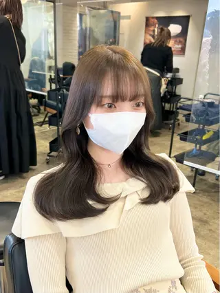 セミロング 【韓国風くびれヘア】 joule小木曽輝のヘアスタイル