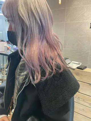 セミロング カラー SALOWIN原宿iori B１階所属・🫧美髪育成美容師 WASHIZU🫧のヘアスタイル