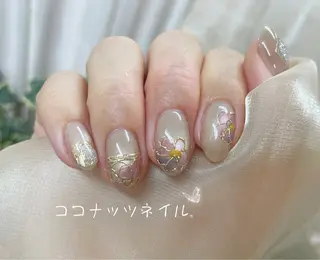 ネイル 神田 ココナッツのネイルデザイン