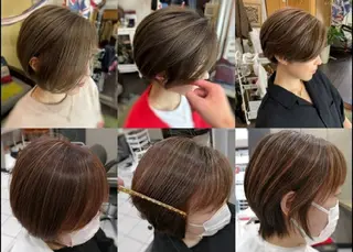 ショート カラー D/i所属・4店舗フリーランスⅠ Y/no〈夜のスパ〉のヘアスタイル
