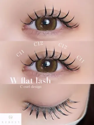 マツエク・マツパ REBEST eyelashのマツエク・マツパデザイン