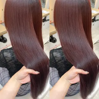 ロング カラー ブリーチ無しダブル カラー🦕まどかのヘアスタイル