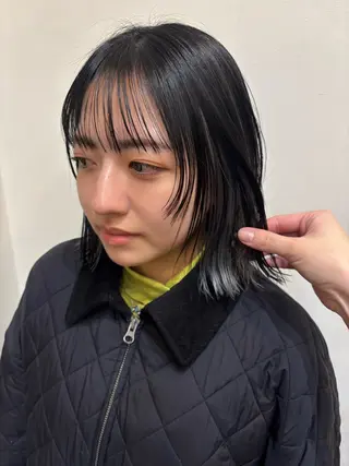 ミディアム カラー CIECA . COCOROのヘアスタイル