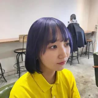 ショート カラー オカベ ショウマのヘアスタイル