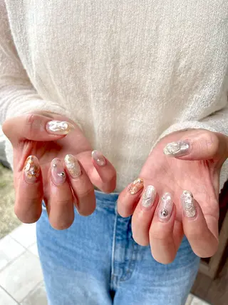 ネイル 甲府市徳行 🧸prunelleのネイルデザイン