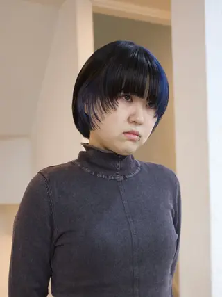 ショート カラー ヘアアレンジ 🦠デザインカラー/ 魚瀬あおい🦠のヘアスタイル