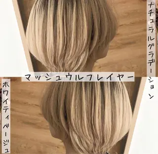 ショート カラー テトネ タカシのヘアスタイル