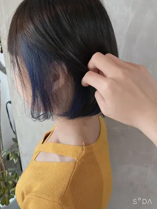 ショート カラー ヘアアレンジ stylist/蛯谷 珠里のヘアスタイル