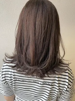 カラー ミディアム Owl hairのヘアスタイル