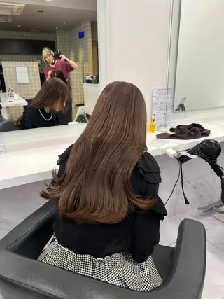 セミロング カラー 韓国レイヤーカット /REIのヘアスタイル