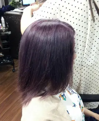 ミディアム セミロング ロング カラー 100%髪質改善特化 TRUNSのヘアスタイル