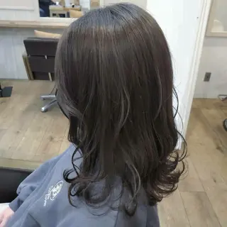 セミロング カラー ヘアアレンジ TriumpH天王寺 Makoのヘアスタイル