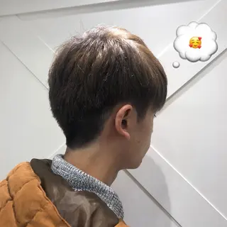 ショート カラー メンズ 🌺ウルフカット職人 新垣渚🐺のヘアスタイル