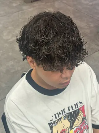 ショート パーマ メンズ お悩み解消✨/ メンズパーマ✨/直樹のヘアスタイル