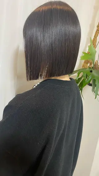 ショート RURI韓国ボブ 🇰🇷タッセルボブのヘアスタイル