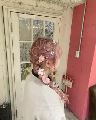 ロング ヘアアレンジ 🫧艶感カラー/ヘア アレンジ コユキ🫧のヘアスタイル