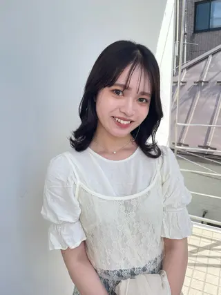 カラー ミディアム 🤍透明感カラー ソメヤナナ 🤍のヘアスタイル