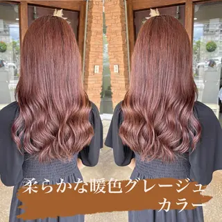 ミディアム カラー grand juteのヘアスタイル