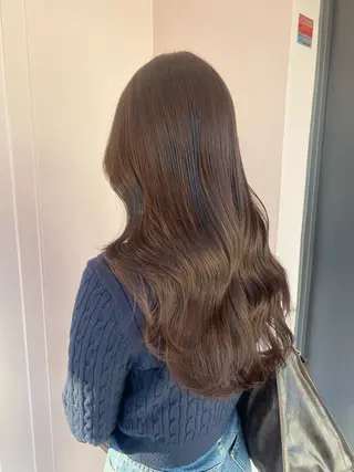 セミロング カラー 楓🦋韓国系レイヤー / 透明感カラー🤍のヘアスタイル