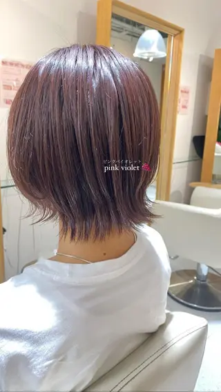 ショート カラー 安永 涼のヘアスタイル