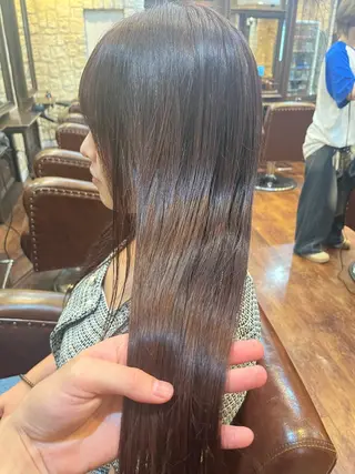 ロング 大城 統也のヘアスタイル