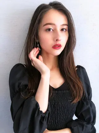 ロング ❣️韓国レイヤー ❣️渡部晃輝のヘアスタイル
