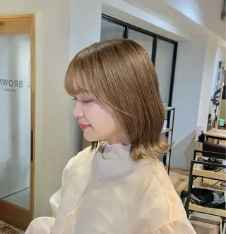 ミディアム BROWN nakano所属・🌿【メンズ歓迎】 矢嶋祐介のヘアスタイル