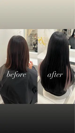 ロング HONO/韓国 🇰🇷大阪エクステのヘアスタイル