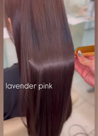 ロング カラー 似合わせカット暖色 カラーhiyonaのヘアスタイル