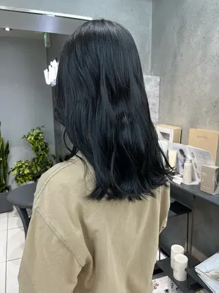 カラー 顔まわり/ボブウルフ 🤍愛唯(めい)のヘアスタイル