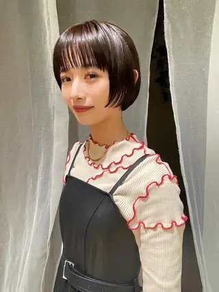 ショート ボブ/ショート 吉田竣のヘアスタイル